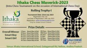 Ithaka Chess Maverick-2023 Only for Ithaka School